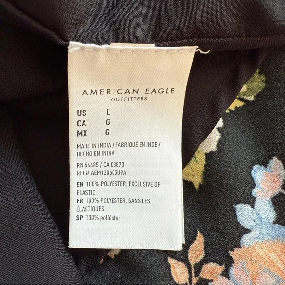 American Eagle Outfitters Black Floral Dress - Picture 12 of 12